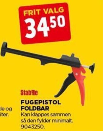 jem & fix FUGEPISTOL FOLDBAR tilbud