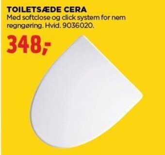 jem & fix TOILETSÆDE CERA tilbud