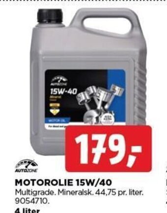 jem & fix MOTOROLIE 15W/40 tilbud