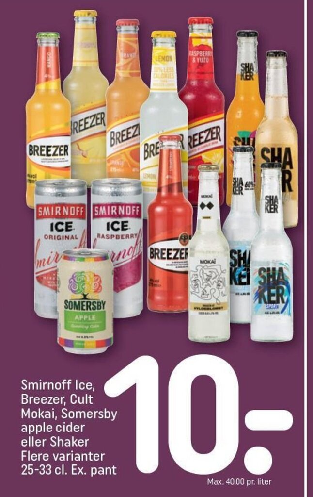 smirnoff ice breezer