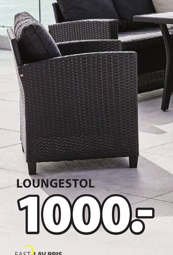 JYSK LOUNGESTOL tilbud