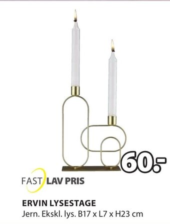 JYSK ERVIN LYSESTAGE tilbud