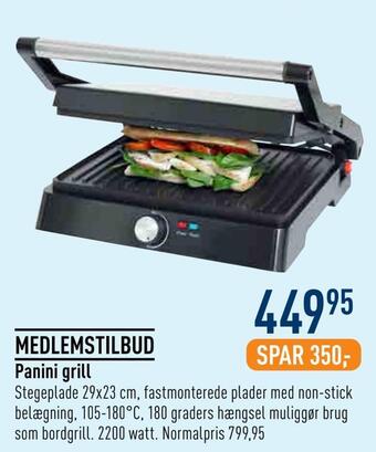 Imerco Panini grill tilbud