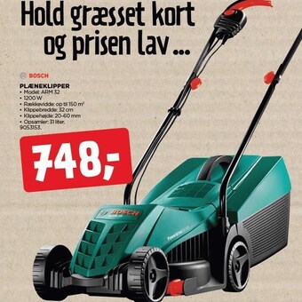 jem & fix Plæneklipper - arm 32 tilbud