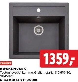 jem & fix Franke køkkenvask tilbud
