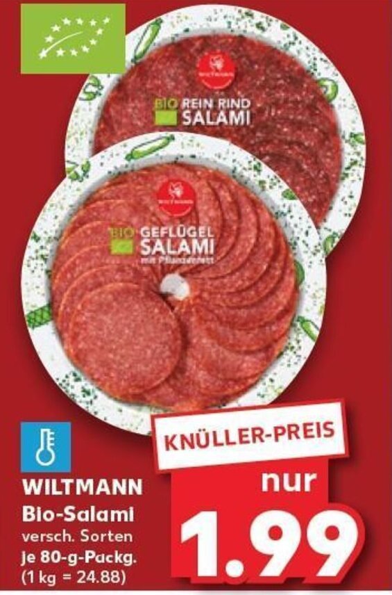 WILTMANN BioSalami tilbud hos Kaufland