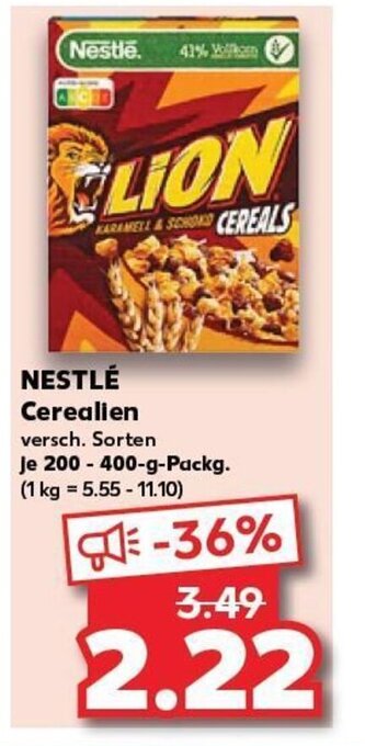 Kaufland NESTLÉ Cerealien tilbud