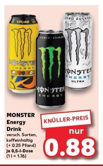 Kaufland MONSTER Energy Drink tilbud