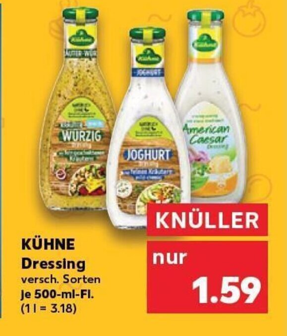 KÜHNE Dressing tilbud hos Kaufland