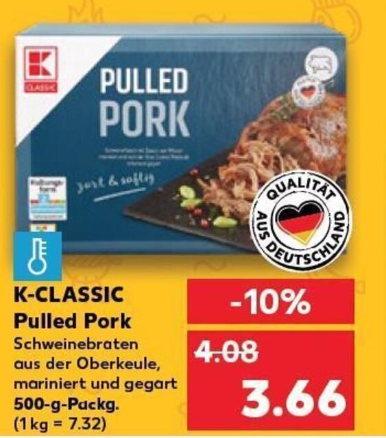 KCLASSIC Pulled Pork tilbud hos Kaufland