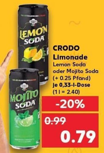 Kaufland CRODO Limonade tilbud