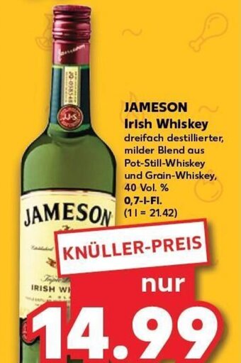 Kaufland JAMESON Irish Whiskey tilbud