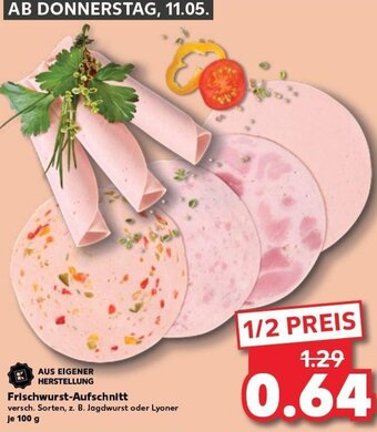 Kaufland Frischwurst-Aufschnitt tilbud