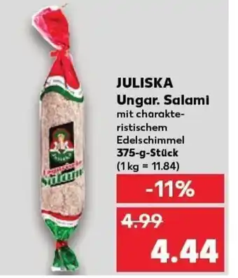 Kaufland JULISKA Ungar. Salami tilbud