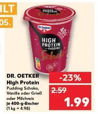 Kaufland DR. OETKER High Protein tilbud