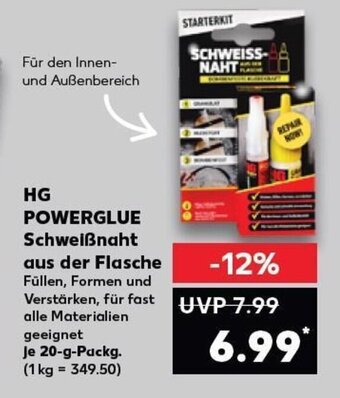 Kaufland HG POWERGLUE Schweißnaht aus der Flasche tilbud