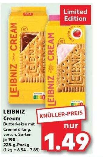 Kaufland LEIBNIZ Cream tilbud
