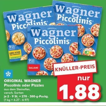 Kaufland ORIGINAL WAGNER Piccolinis oder Pizzies tilbud