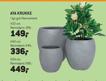 XL-BYG AYA KRUKKE tilbud