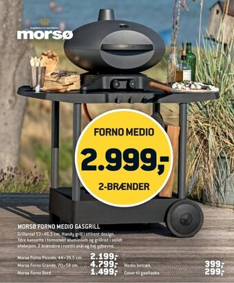 XL-BYG MORSO FORNO MEDIO GASGRILL tilbud