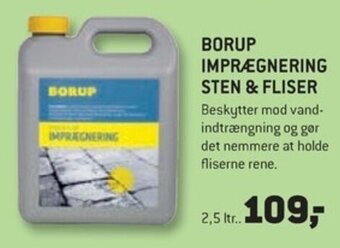 XL-BYG BORUP IMPRÆGNERING STEN & FLISER tilbud