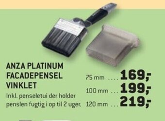 XL-BYG ANZA PLATINUM FACADEPENSEL VINKLET tilbud