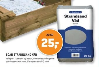 XL-BYG SCAN STRANDSAND VÅD tilbud