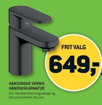XL-BYG HANSGROHE VERNIS HÅNDVASKARMATUR tilbud