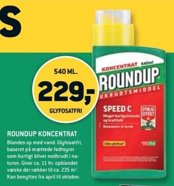 XL-BYG ROUNDUP KONCENTRAT tilbud