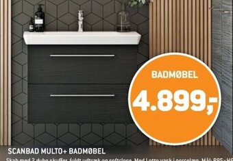 XL-BYG SCANBAD MULTO+ BADMØBEL tilbud