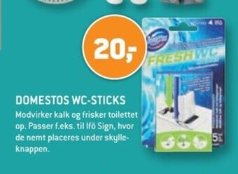 DOMESTOS WC-STICKS