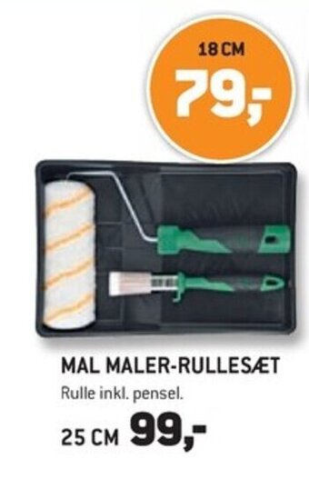 XL-BYG MAL MALER-RULLESÆT tilbud