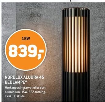 XL-BYG NORDLUX ALUDRA 45 BEDLAMPE* tilbud