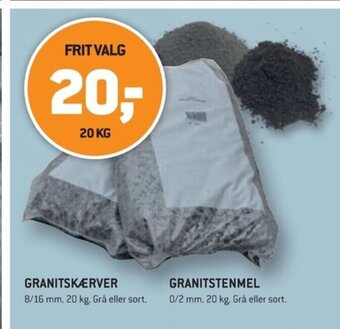 XL-BYG GRANITSKÆRVER, GRANITSTENMEL tilbud