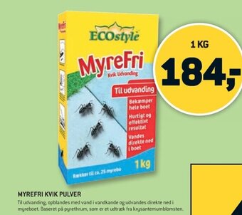 XL-BYG MYREFRI KVIK PULVER tilbud