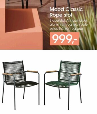 Bilka Mood Classic Rope stol tilbud