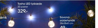 Bilka Tasha LED lyskæde 20 pærer tilbud