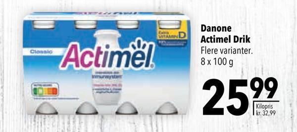 Citti Danone actimel drik tilbud