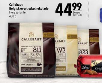Callebaut belgisk overtrækschokolade