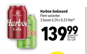 Citti Harboe sodavand tilbud