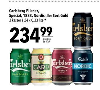 Citti Carlsberg pilsner, special, 1883, nordic eller sort guld tilbud