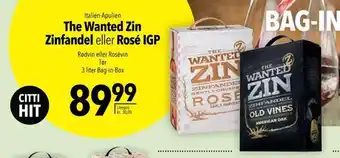 The wanted zin zinfandel rosé igp