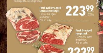 Citti Fersk tysk dry aged entrecôte (ribeye) tilbud