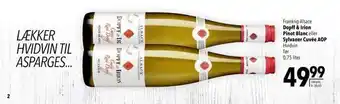 Citti Dopff & irion pinot blanc eller sylvaner cuvée aop tilbud