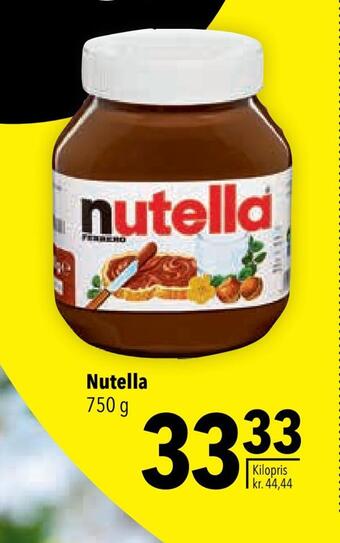 Citti Nutella tilbud