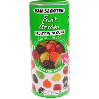 Van slooten fruit garden 340g | lækre vingummier fra van slooten med frugtsmag.