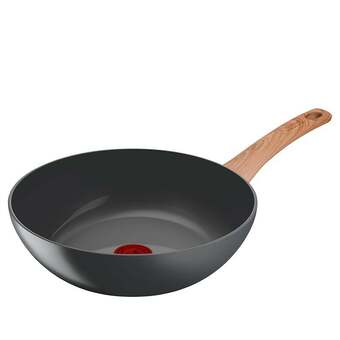 Tefal renew wokpande med keramisk belægning grå 28 cm