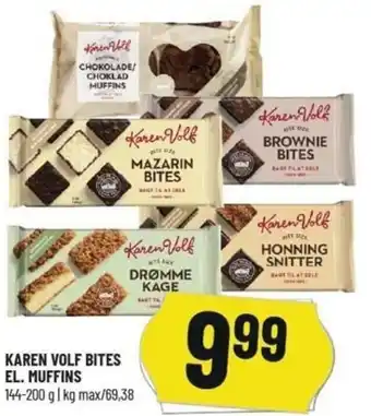 Løvbjerg Karen Volf Bites El. Muffins 144-200g tilbud