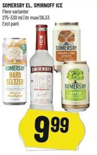 Løvbjerg Somersby El. Smirnof Ice 275-330ml tilbud