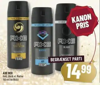 Løvbjerg Axe Deo 150 ml tilbud